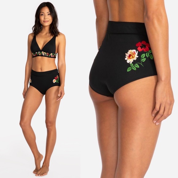 Johnny Was Other - Johnny Was Sydney High Waist Embroidered Bottoms